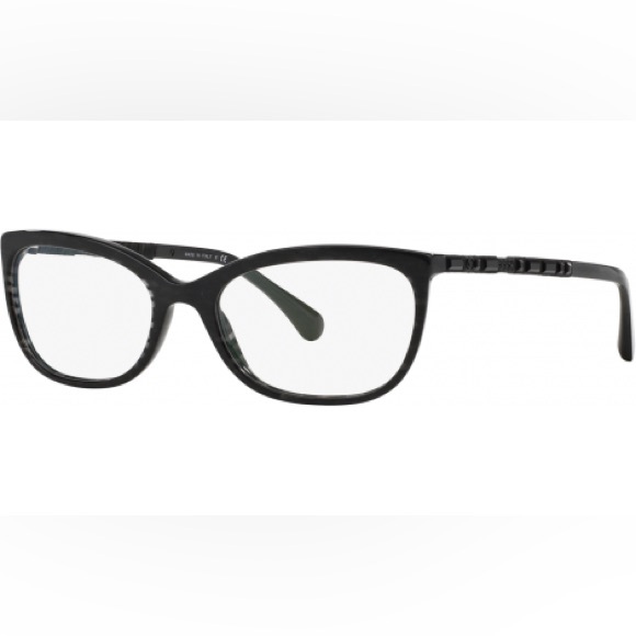 CHANEL Accessories - Chanel Women's Swarovski Jeweled Eyeglasses 3305 B c.1443 54mm Sparkle Black GUC